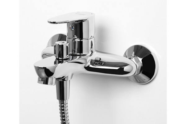 Смеситель Wasserkraft Leine 3501 для ванны с душем, однорычажный, хром