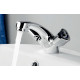 Смеситель Wasserkraft Amper 2903 для раковины двухвентильный, хром