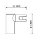 Смеситель Wasserkraft Berkel 4802 для душа однорычажный, хром