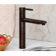 Смеситель Wasserkraft A8147 для кухонной мойки, темная бронза, однорычажный, высота излива 17.7 см