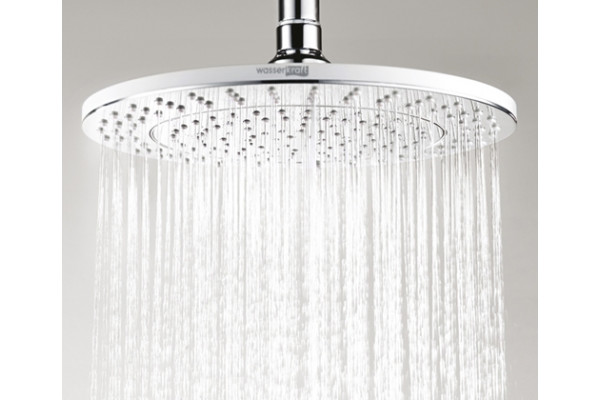 Верхний душ Wasserkraft A067 хром, размер 22.5 см, 1 режим