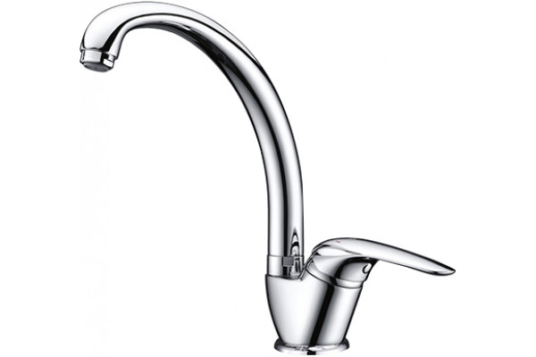 Смеситель Wasserkraft Rossel 2807 для кухонной мойки однорычажный, хром