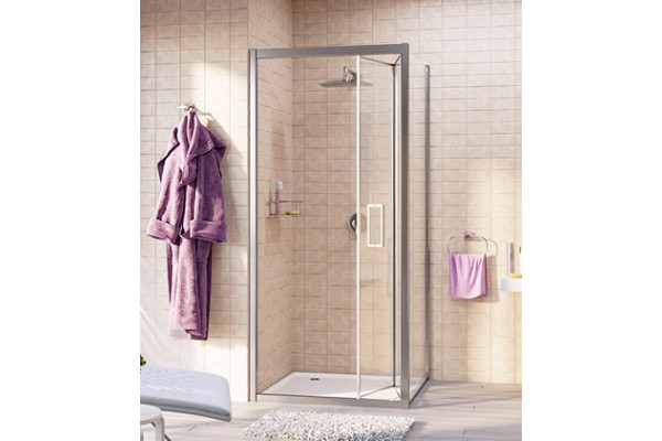 Душевой уголок Wasserkraft Weser 78F03 90x90 см квадратный, двери складные