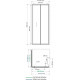 Душевой уголок Wasserkraft Weser 78F03 90x90 см квадратный, двери складные
