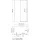 Душевой уголок Wasserkraft Dinkel 58R07 120x90 см прямоугольный, двери раздвижные