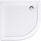 Поддон для душа Wasserkraft Isen 26T00 80x80 см четверть круга, средний