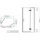 Душевой уголок Wasserkraft Aller 10H06 R 120x80 см прямоугольный, двери распашные