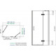 Душевой уголок Wasserkraft Aller 10H10 R 120x100 см прямоугольный, двери распашные