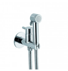 Гигиенический душ Webert EL870303015PVC со смесителем, хром в современном стиле