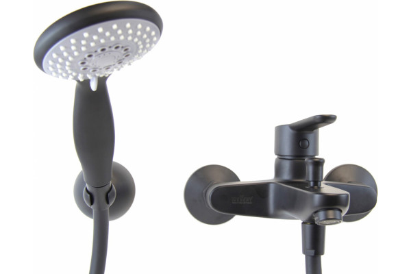 Смеситель Webert Sax Evolution SE850101560 для ванны, черный, однорычажный