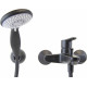 Смеситель Webert Sax Evolution SE850101560 для ванны, черный, однорычажный