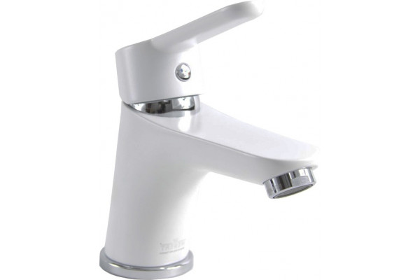 Смеситель Webert Sax Evolution SE830102740 для раковины, белый, однорычажный, высота излива 6.9 см