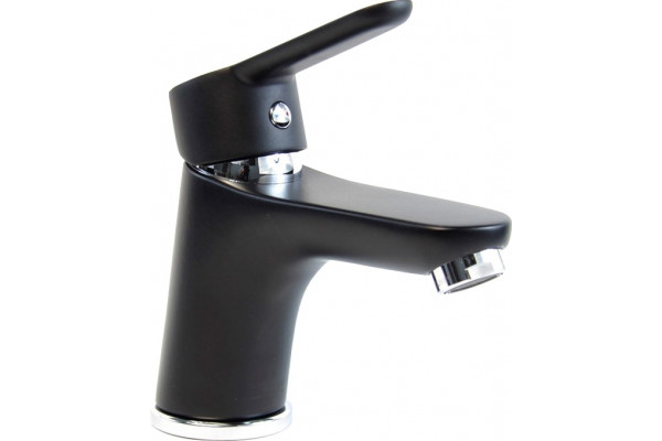 Смеситель Webert Sax Evolution SE830102560 для раковины, чёрный, однорычажный, черный