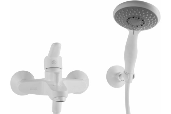 Смеситель Webert Sax Evolution SE850101740 для ванны с душем, однорычажный, белый