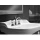 Смеситель Webert Karenina KA750101015 хром для раковины двухвентильный, высота излива 10.2 см