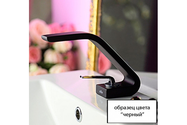 Смеситель Webert Wolo WO880101564 С ВНУТРЕННЕЙ ЧАСТЬЮ, черный, однорычажный