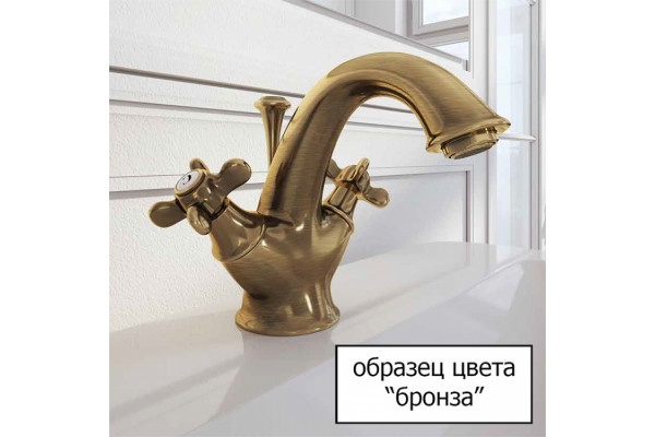 Смеситель Webert Karenina KA720201065 бронза, для ванны с душем, двухвентильный, хром