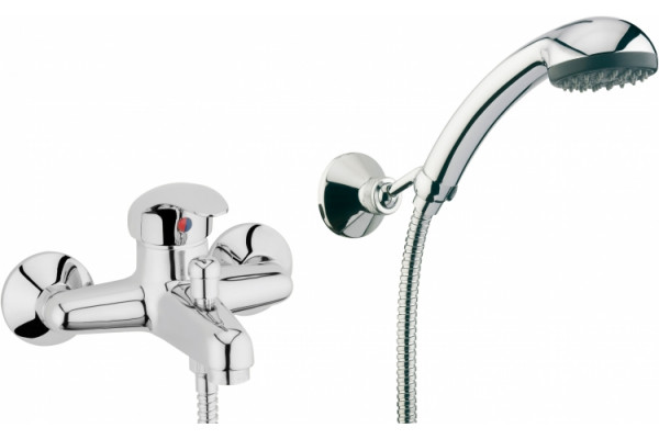 Смеситель Webert Sax SX850101015 для ванны с душем, однорычажный, хром