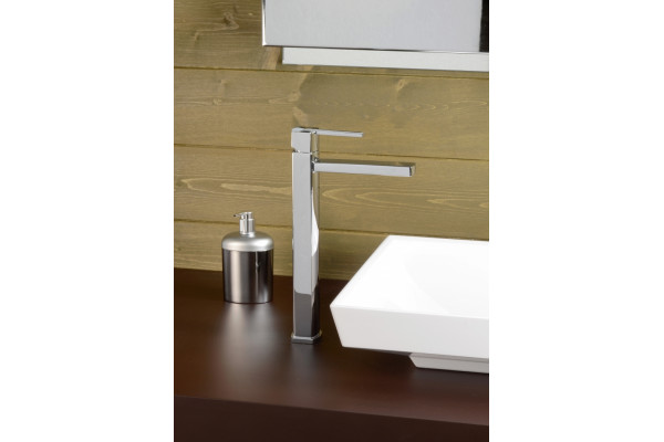 Смеситель Webert Azeta New AA830402015 для раковины, хром, однорычажный, высота излива 26.5 см