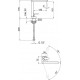Смеситель Webert Living LV830102015 для раковины однорычажный, хром