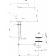 Смеситель Webert DoReMi DR830102015 для раковины, хром, однорычажный, высота излива 10.1 см