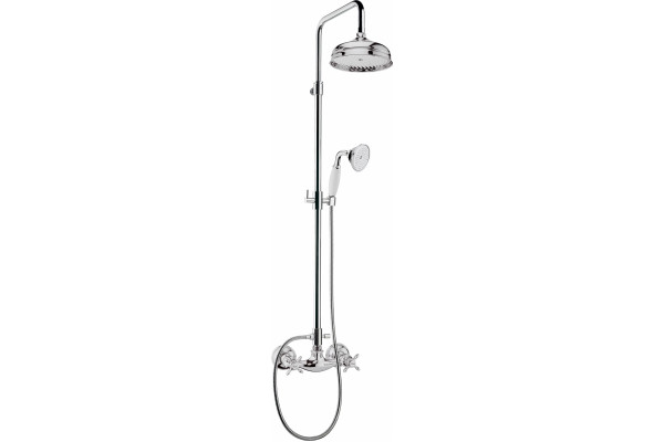 Душевая стойка Webert Ottocento OT760405015 хром штанга 137.5 см, шланг 150 см