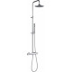 Душевая стойка Webert Elio EL980507015PVC хром штанга 127.75 см, шланг 150 см