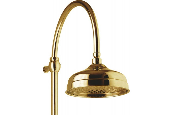 Душевая стойка Webert Karenina KA721208010 золото штанга 154 см, шланг 150 см