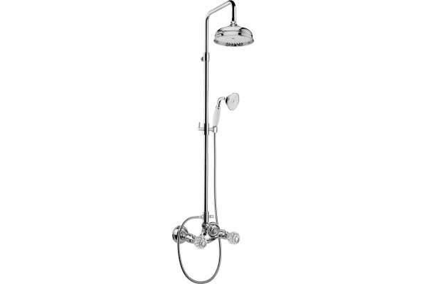 Душевая стойка Webert Karenina KA760405015 хром штанга 141 см, шланг 150 см