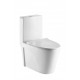 Унитаз-моноблок WeltWasser Welzbach 001 GL-WT микролифт белый, овальный, 39x68 см