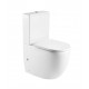 Унитаз-компакт WeltWasser Merzbach 001 GL-WT микролифт белый, овальный, 34x62 см