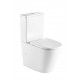 Унитаз-компакт WeltWasser Salzbach 001 GL-WT микролифт белый, овальный, 36x60.5 см