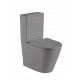 Унитаз-компакт WeltWasser Salzbach 001 MT-GR микролифт серый, овальный, 36x60.5 см