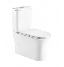 Унитаз-компакт WeltWasser Telbach 001 GL-WT микролифт белый, овальный, 36x60.8 см