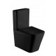 Унитаз-компакт WeltWasser Gelbach 001 MT-BL микролифт черный, прямоугольный, 37.5x67.5 см