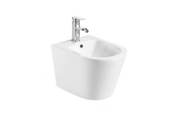 Подвесное биде WeltWasser Salzbach 005 GL-WT глянцевый цвет белый, овальное, 36x51.5 см