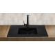 Встраиваемая раковина WeltWasser Deilbach 7517- 90 MT- BL прямоугольная, цвет черный