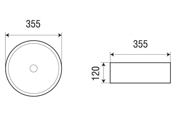 Накладная раковина WeltWasser Elbach 3134 MBL круглая, цвет голубой