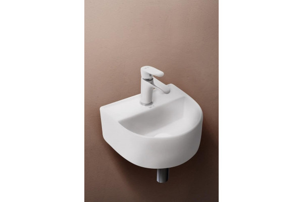 Раковина WeltWasser Aisbach 5062 полукруглая, цвет белый