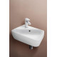 Раковина WeltWasser Aisbach 5096 L прямоугольная, цвет белый, с переливом