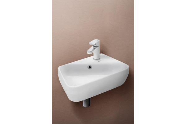 Раковина WeltWasser Aisbach 5096 R прямоугольная, цвет белый, с переливом