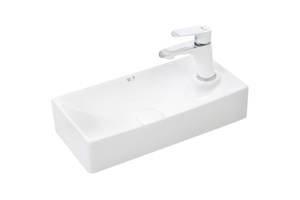 Раковина WeltWasser Aisbach 5112 44 прямоугольная, цвет белый