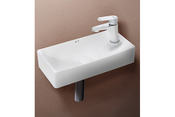 Раковина WeltWasser Aisbach 5112 44 прямоугольная, цвет белый