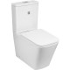 Унитаз-компакт WeltWasser Gelbach 001 ST GL-WT микролифт белый, прямоугольный, 36.5x61 см