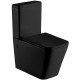 Унитаз-компакт WeltWasser Gelbach 001 ST MT-BL микролифт черный, прямоугольный, 36.5x61 см