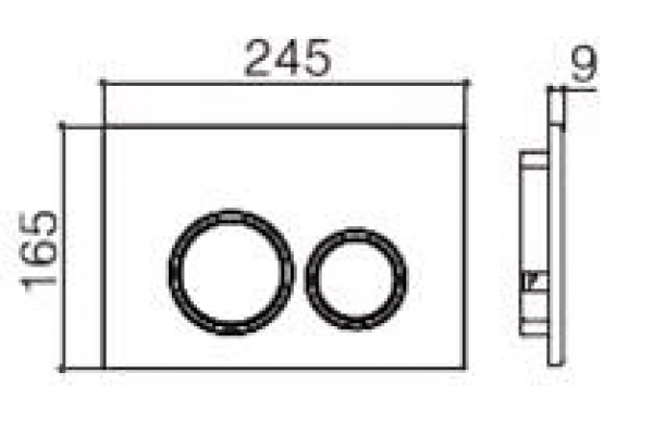 Комплект 3 в 1 инсталляция WeltWasser WW Amberg 506 +  Подвесной унитаз WeltWasser Salzbach 004 MT-BL +  Клавиша смыва WeltWasser WW Amberg RD-CR в современном стиле