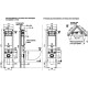 Система инсталляции для унитазов Weltwasser WW Amberg 350 ST 35x20x134.4 см