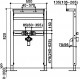 Система инсталляции для раковин Weltwasser WW Amberg 500 RA 50x20.5x122 см