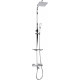 Душевая стойка Weltwasser WW TS 5280 хром штанга 56 см, шланг 150 см