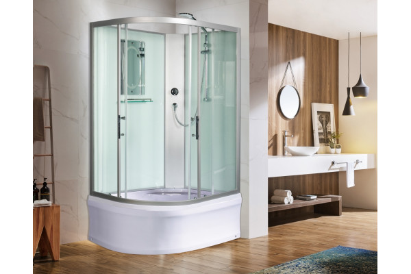 Душевая кабина Weltwasser WW500 Halle 1201 R прямоугольная-асимметричная, поддон глубокий